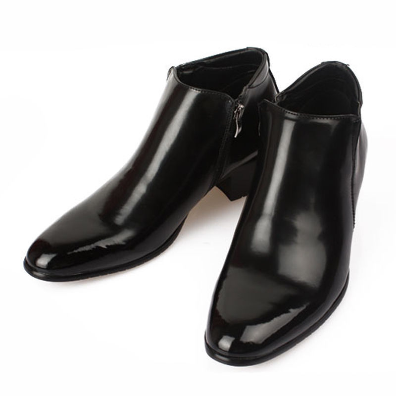 formal zip ankle shoes for mens